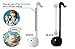 Otamatone [Japanese Edition] Japanese Electronic Musical Instrument Synthesizer by Cube / Maywa Denki from Japan, Black [Set of 2]