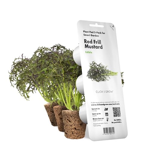 Click and Grow Plant Pods Refill 3 Pack Pod (Red Frill Mustard)