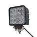 (Pack of 2) TMH 48w Square Shape 60 Degree LED Work Light Flood Lamp Driving Light, Off-Road, 4wd, 4x4, Utv, Sand Rail, ATV, SUV, Motorbike, Motorcycle, Bike, Dirt Bike, Bus, Trailer, Truck, Lorry
