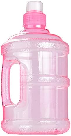 HongXander 1000ML Sport Big Drink Large Water Bottle Cap With handle BPA Free Gym (Pink)