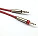 NewFantasia Red Replacement Cable Compatible with Sennheiser HD598, HD598 SE, HD518, HD598 Cs, HD598 SR, HD599, HD579 Headphone, Remote Volume & Mic Compatible with iPhone