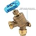 SharkBite 3/4 Inch x 3/4 Inch MHT Garden Valve, Multi Turn, Push to Connect Brass Plumbing Fitting, PEX Pipe, Copper, CPVC, PE-RT, HDPE, 24623LF