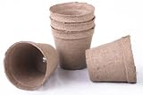100 NEW Round Jiffy Peat Pots Size 3x3 ~ Pots Are 3 Inch Round At the Top and 3 Inch Deep. (Basic pack) (Original Version)