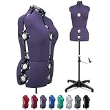 Purple 13 Dials Female Fabric Adjustable Mannequin