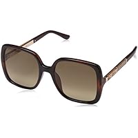 Jimmy Choo Brown Gradient Unisex Square Sunglasses
