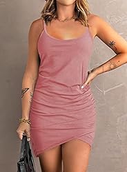Acelitt Pink Sundress for Women 2024 Summer