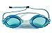 Resurge Sports Anti Fog Racing Swimming Goggles with Quick Adjust Bungee Strap (Blue)