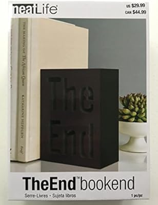Amazon Com Neatlife Design Ideas Theend Bookend 4 5 X 2 5 X 6