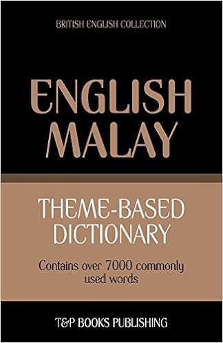 Theme Based Dictionary British English Malay 7000 Words British English Collection Taranov Andrey Pogadaev Victor 9781784002732 Amazon Com Books