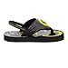 Batman Led Light up Flip Flop Beach Shoes Toddler Little Boys, Black, Medium 7-8