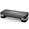 TOGEDI Aerobic Step ABS Steppers Board Step Bench 2 Level Height Adjustable Training Step Fitness Stepper for Home Gym…