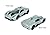 DMXSLOTS Channel D - gray car set with remote controller