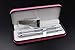 2PCS PACK 4 in 1 Multi-Function Pen 4 Colors Pen with 0.5mm Mechanical Pencil and Black/Red/Blue Ballpoint Pen in Gift Package (Silver)