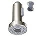 Angle Simple Kitchen Sink Sprayer Replacement, Faucet Head Attachment, Stream and Spray Mode, Brushed Nickel