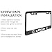 2pcs Newest Matte Aluminum Alloy License Plate Frame for Lexus，with Screw Caps Cover Set Suit，Applicable to US Standard car License Frame,FBA Fast Delivery (Lexus)