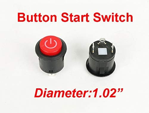 Power Button Start Switch Accessory for Kids Ride On cars Replacement Parts