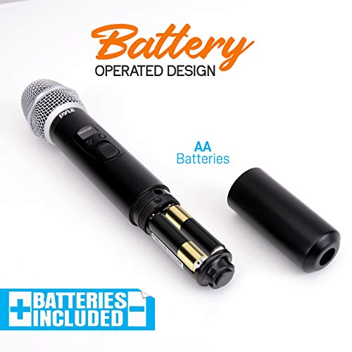 Pyle Professional 8 Channel UHF Wireless Microphone System 8 Handheld