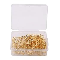 ZALING 1 Box Steel Pear Shaped Pins Garment Gourd Safety Pin Hangtag Seal Metal DIY Sewing Tools Accessory Gold