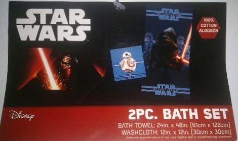 star wars bath accessories