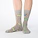 Good Luck Sock Women's Dachshund Wiener Dog Socks, Gray, Adult, Shoe Size 5-9