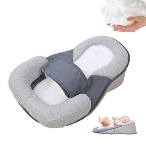 Cotozic Baby Wedge Pillow for Newborn, 2025 New Reflux Pillow for Baby, Feeding Support Pillow for Reducing Spit-Up (Normal)