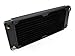XSPC TX240 Crossflow Ultra Thin Radiator, 120mm x 2, Dual Fan, Black