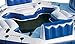 Intex Pacific Paradise Relaxation Station Water Lounge 4-Person River Tube Raft