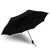 Vahista Novelty Full-automatic Rain Umbrella & Parasol - Windproof & Foldable Sunshade, Auto Open / Close, Black