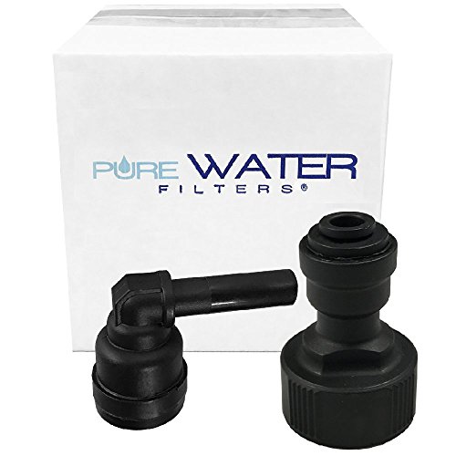 PureWater Filters Direct Water Line Plumb Kit with Nozzle and Elbow for Keurig B150, K150, B155, and - //coolthings.us