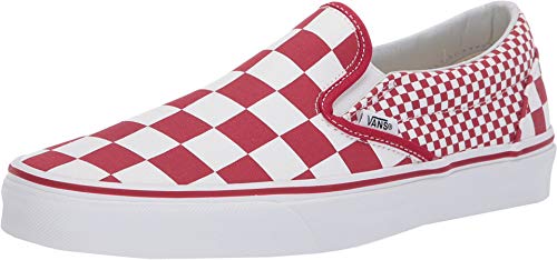 Vans Mens U Clasic Slip ON Mixed Checker Chili Pepper Size 10.5