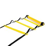 Physport Speed Ladder Soccer Training Agility Ladder with Carry Case Sport Tool (12-Rung)