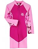 Tuga Girls UPF 50+ High Tide Long Sleeve Sunsuit (UV Sun Protective)