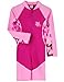Tuga Girls Long Sleeve One Piece Swimsuit 3mos - 7 years, UPF 50+ Sun Protection