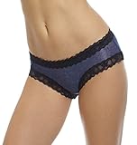 Sofishie Sexy Midnight Bow-Tie Panties - Blue Lace - XL