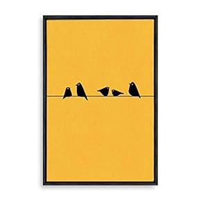 Framed Canvas Wall Art for Living Room, Bedroom Simple Style Theme Canvas Prints for Home Decoration Ready to Hang - 16x24 inches