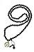 PURPLE WHALE 8mm 108 Black Wood Beads Tibet Buddhist Prayer Mala Necklace - 230A …