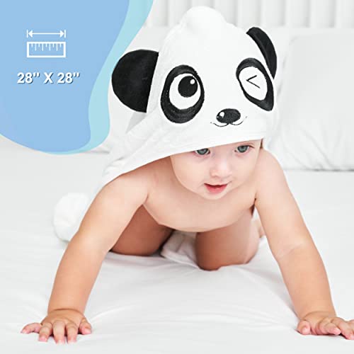 YOYOO Premium Bamboo Baby Bath Towel Ultra Soft Organic Hypoallergenic Baby Hooded Towels for