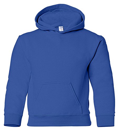 Gildan Heavy Blend Youth 8 oz., 50/50 Hood, XS, ROYAL