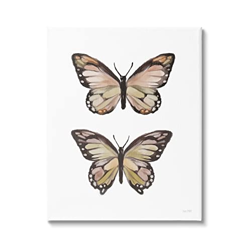 Butterfly Wings Insect Portrait, 36 x 48 Inch Canvas Wall Art