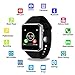Bluetooth Smart Watch Touch Screen, Qidoou Smart Fitness Watch Camera Pedometer Calories Tracker Call/Message Reminder Music Player Compatible Android iOS Men Kids(Silver)