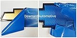 Blue Carbon Fiber Vinyl Decal Sheets (overlays)- You Cut from (2) 11