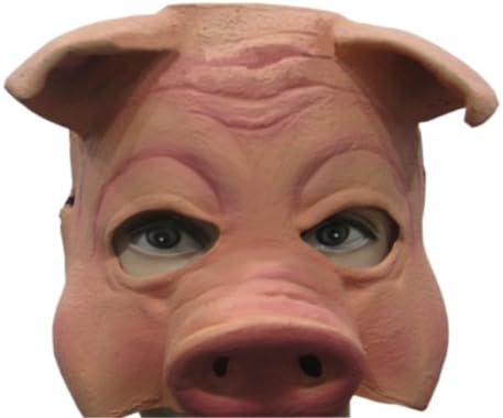 Halloween party PigHead latex mask