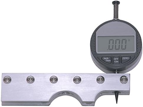 Western Instruments N88-12-I Magnetic Reference Pit Gauge with Inch Dial Indicator, Range: 0.0-0.5", Resolution: 0.001", Dial Diameter: 1.4", 5.5" Long, 0.75" Wide Blade with Inverted V Edge