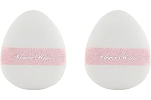 [GIFT]Flower Knows Mini Powder Puff,Buy 1 Powder Blush,Get 1 Little Angel Mini Puff,Soft,Reusable(Mini Powder Puff)
