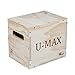 U-MAX Wood Plyo Box for Crossfit Jump Training and Conditioning Plyometric Box 16/14/12