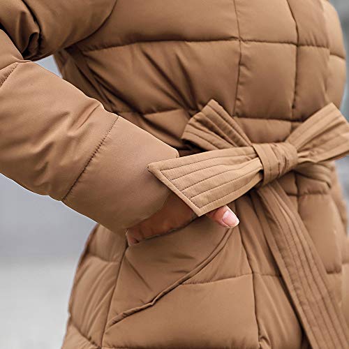 image for GOVOW Hooded Coat Women Plus Size Winter Keep Warm Outerwear Fur Long 