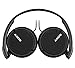 Sony MDR-ZX110AP Extra Bass Wired Headphones with Mic, Smartphone Headset for iPhone & Android with in-Line Remote & Microphone, Neodymium Magnets & 30mm Drivers, Black (Renewed)