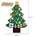 Coxeer Felt Christmas Tree, 3.28FT DIY Christmas Tree with 28 PCS Ornaments for Kids New Year Door Wall Hanging Xmas Tree Decoration