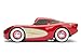 Jada Toys 98101 Disney Pixar CARS Cruising Lightning McQueen 1/24 Scale Diecast Model Red
