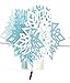 LovePop 3D Pop Up Greeting Card - Snowflake